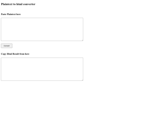 util/text_to_html screenshot
