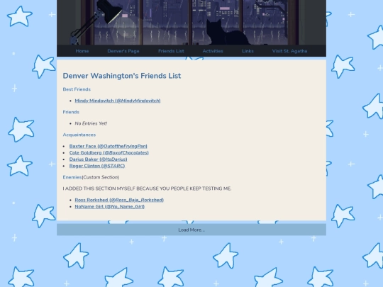 profiles/friendslist/denverwashington screenshot