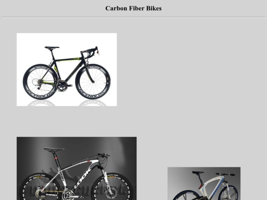 Bussadori Bike Website/BikeTypes screenshot
