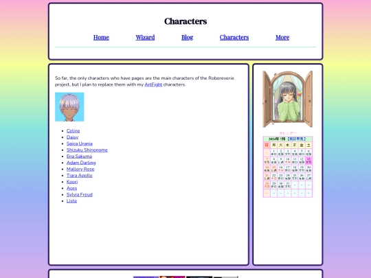 characters screenshot