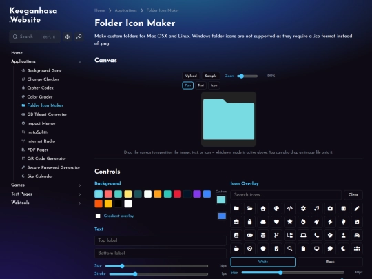 applications/folder-icon-maker screenshot
