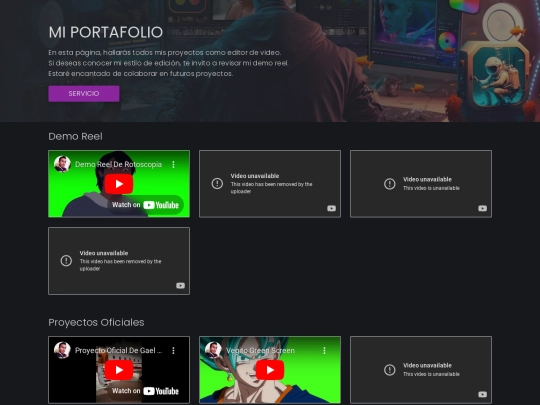 Portafolio De Video/Portafolio de video screenshot