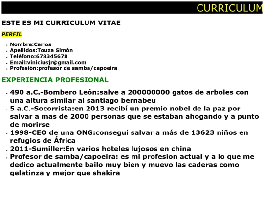 pracs /curriculumvitae screenshot