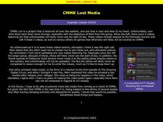 CMMKlostmedia screenshot