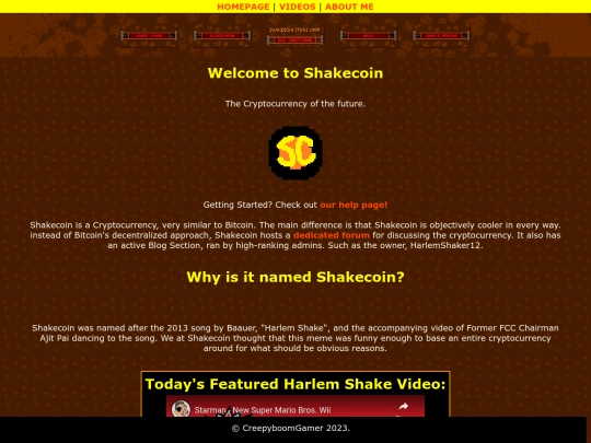 shakecoinhome screenshot