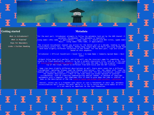 siiva/metadata screenshot