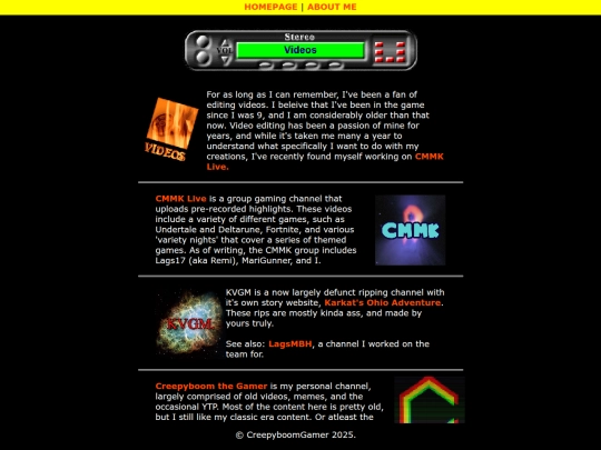 videos screenshot