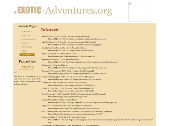 references screenshot