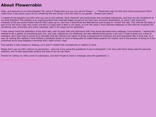 aboutme screenshot