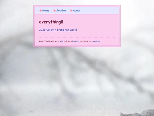archive screenshot