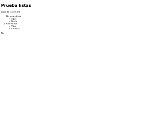 pruebaslistas screenshot
