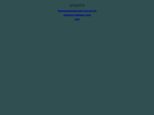 projects screenshot