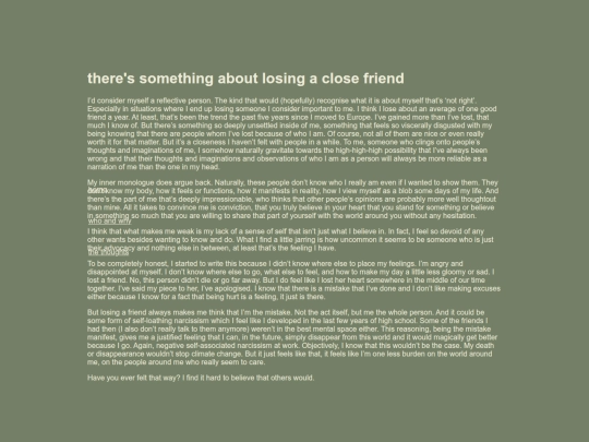 The Thoughts/2026/losing_friend screenshot