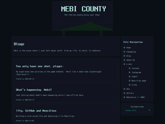 blog screenshot
