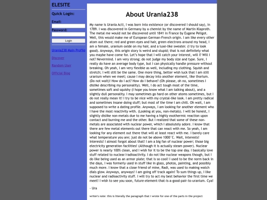 elesite/urania238/about screenshot