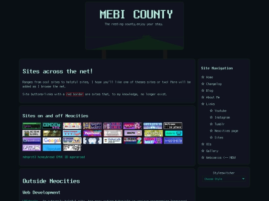 sites screenshot