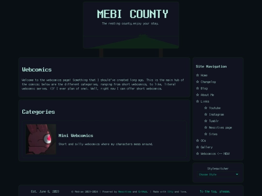 webcomics screenshot