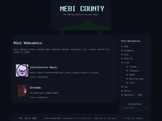 webcomics/minicomics screenshot