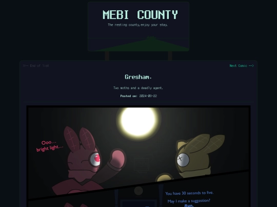 webcomics/minicomics/issue/gresham screenshot