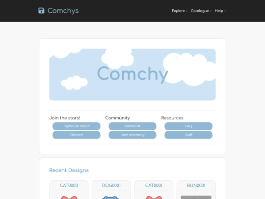 comchy_site screenshot