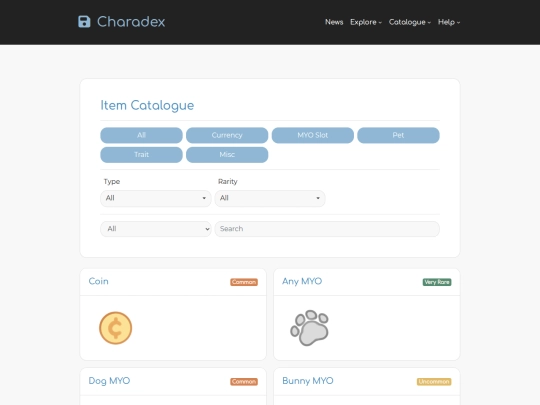 comchy_site/items screenshot