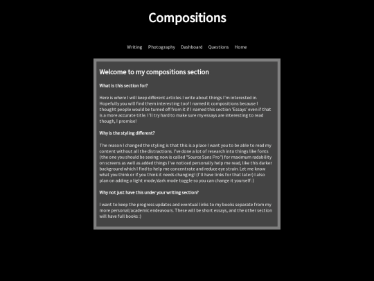 Compositions screenshot