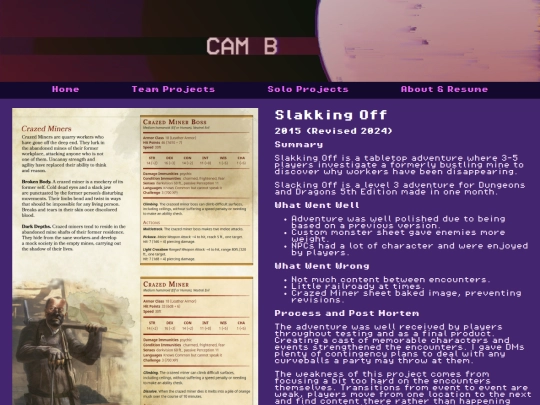 Solo Projects/Slakking Off screenshot