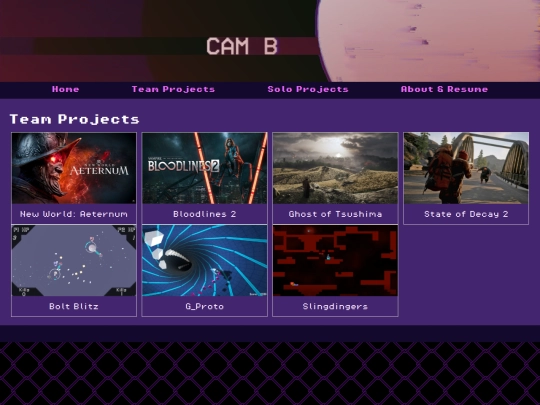 Team Projects screenshot
