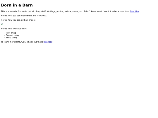 index screenshot