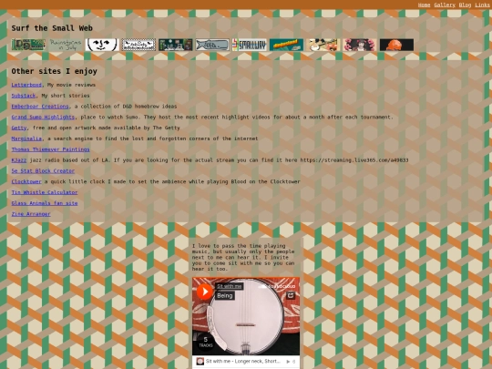 sites screenshot