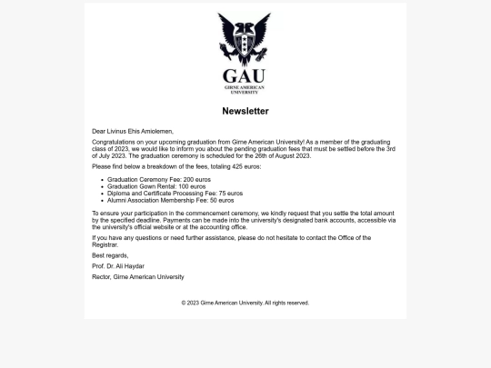 test screenshot