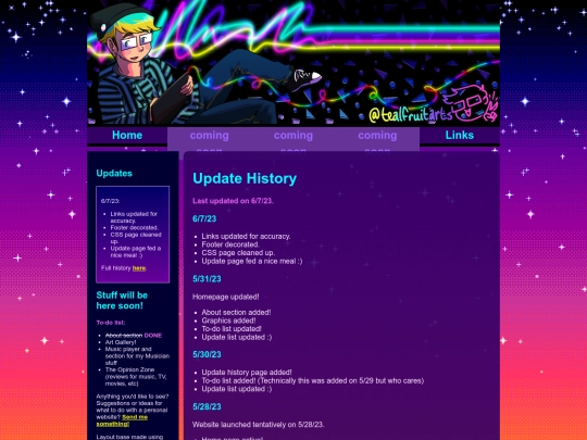 updates screenshot