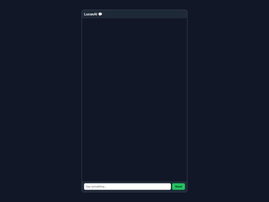 LucasAI screenshot