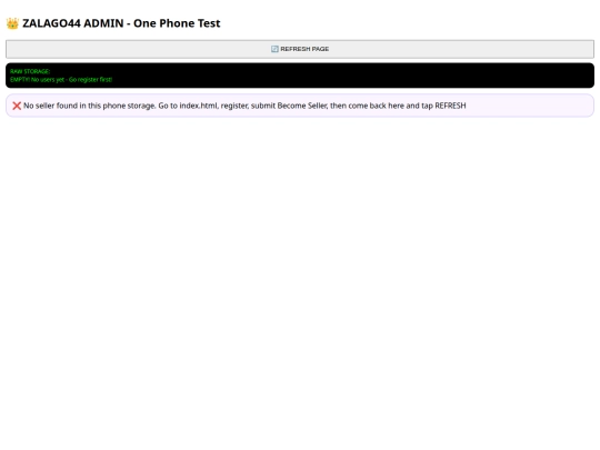 admin screenshot