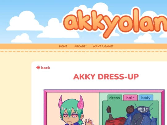akkydressup screenshot
