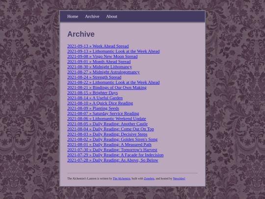 archive screenshot