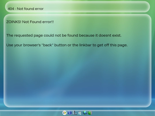 not_found screenshot