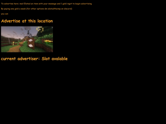 advertise screenshot