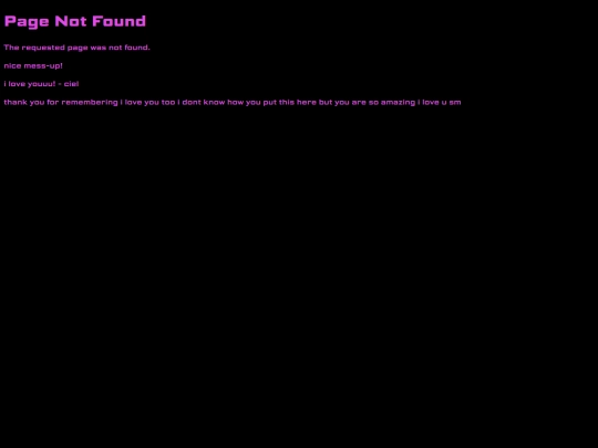 not_found screenshot