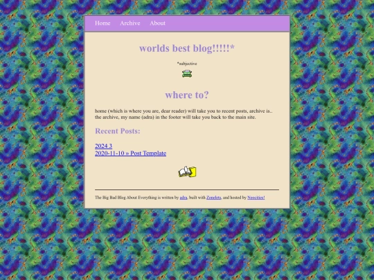 blog screenshot