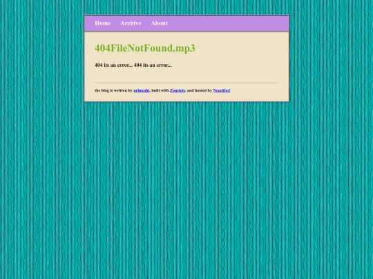 blog/not_found screenshot