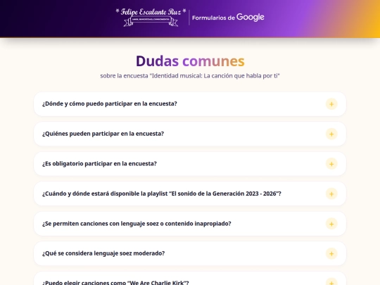 faq-encuesta-feruz screenshot