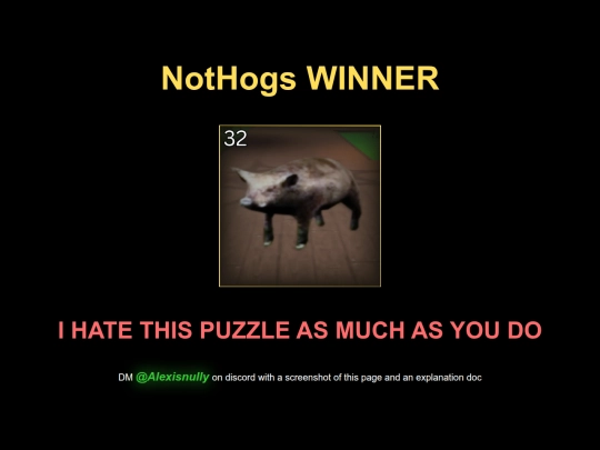 wowitsover/nowweatthirtytwo/co7lodid3s5turat1on/m3th0dst0d1eh0g100/congrats screenshot