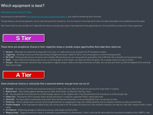 ttt/gearlist screenshot