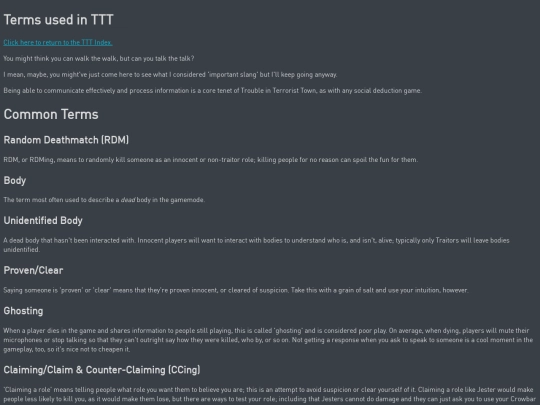 ttt/slang screenshot