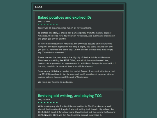 blog screenshot