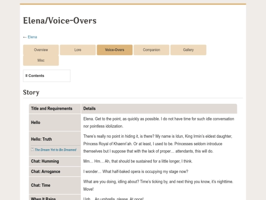 elena/voiceovers screenshot
