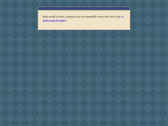 blog/posts/2026-01-01-First-Post screenshot