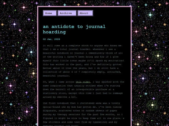 blog/posts/2026-01-02-an-antidote-to-journal-hoarding screenshot