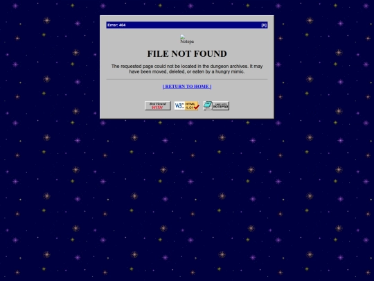 not_found screenshot